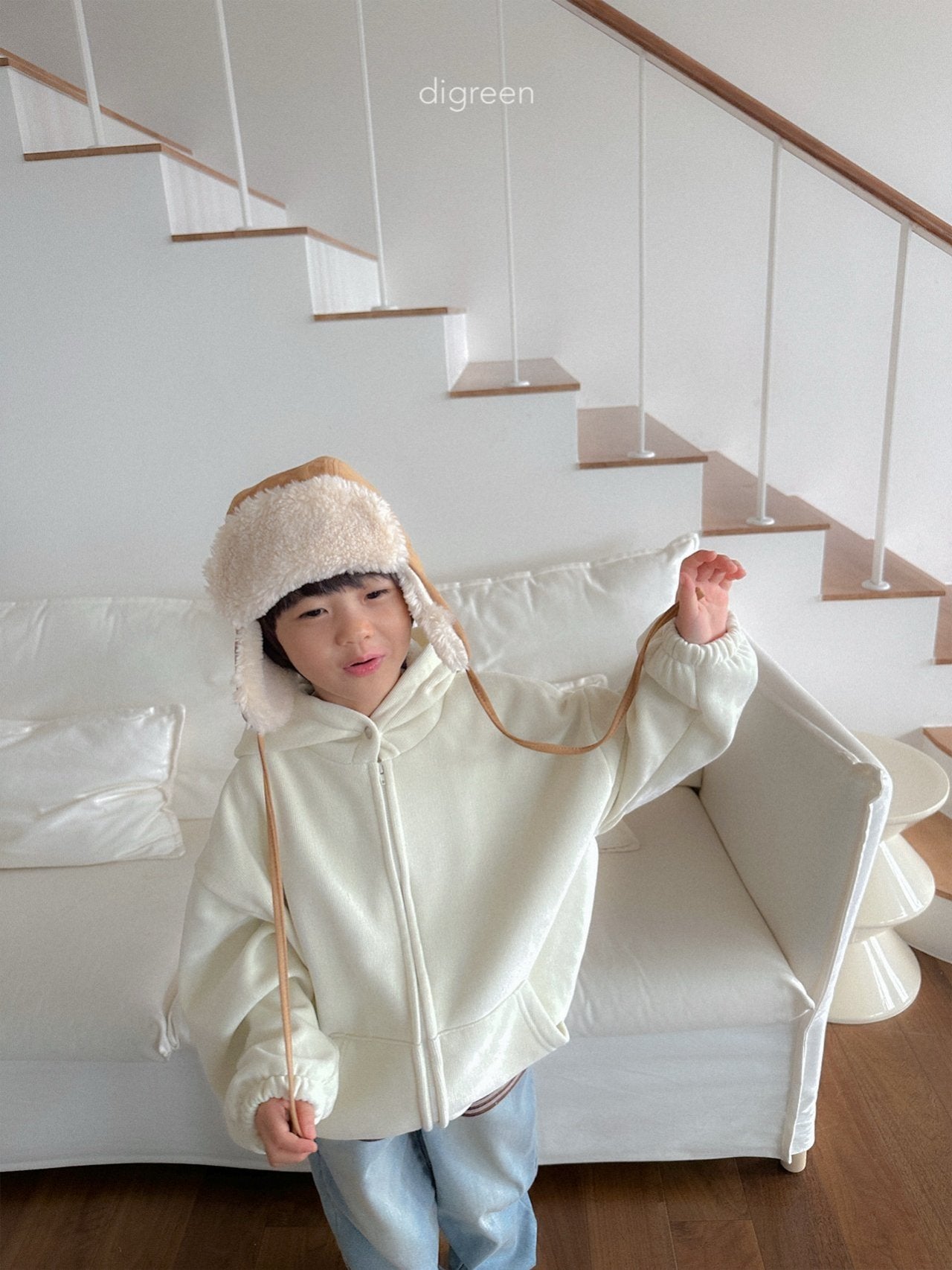 《予約》Bello Hoodie Zip / digreen