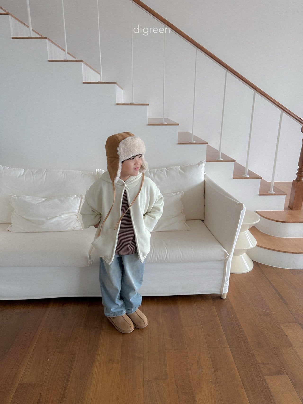 《予約》Bello Hoodie Zip / digreen