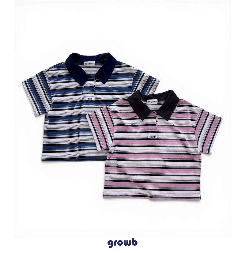 《予約》Track Collar Tee / GROWB