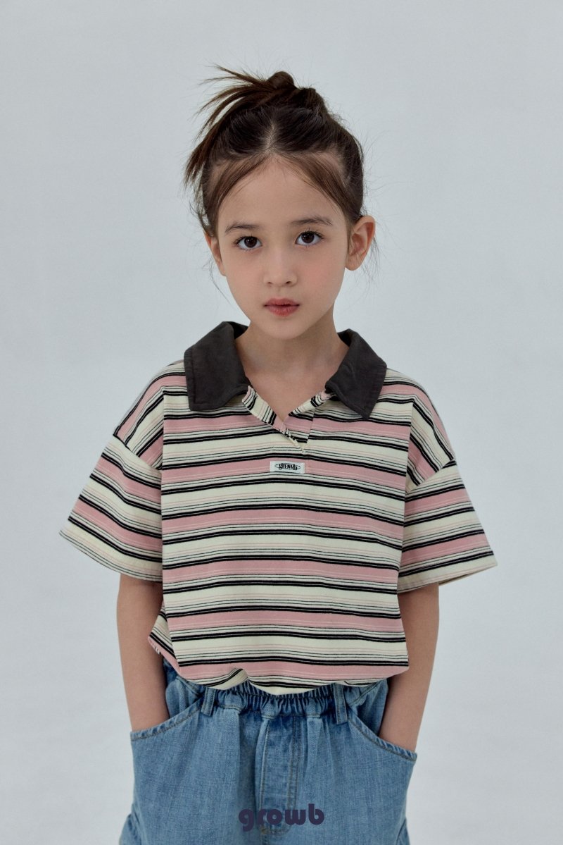 《予約》Track Collar Tee / GROWB