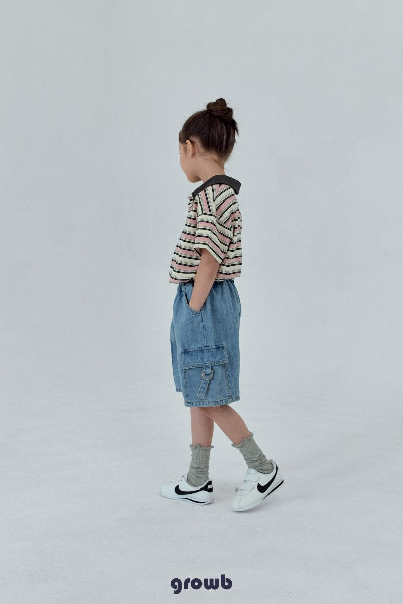 《予約》Track Collar Tee / GROWB