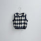 《予約》Argyle Vest / digreen