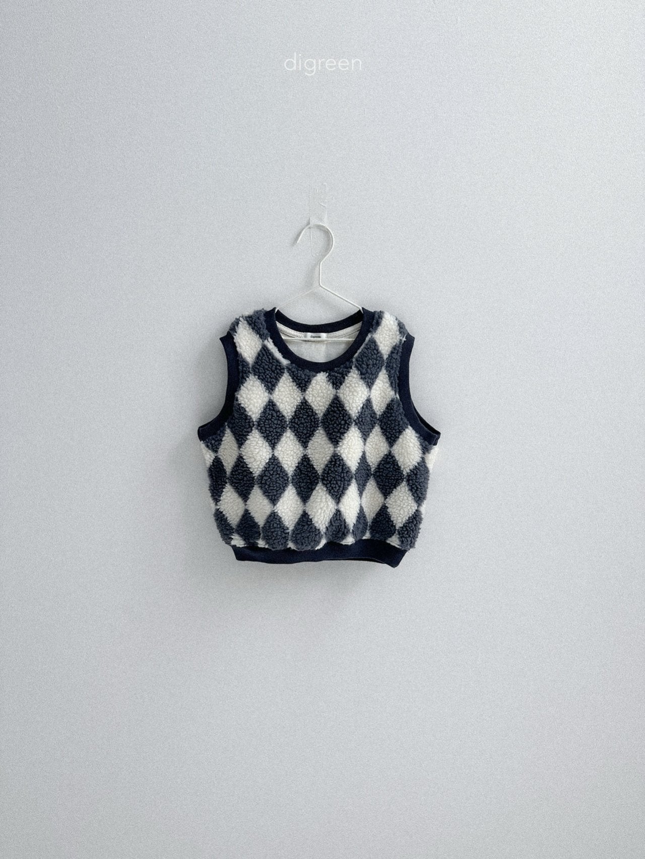 《予約》Argyle Vest / digreen