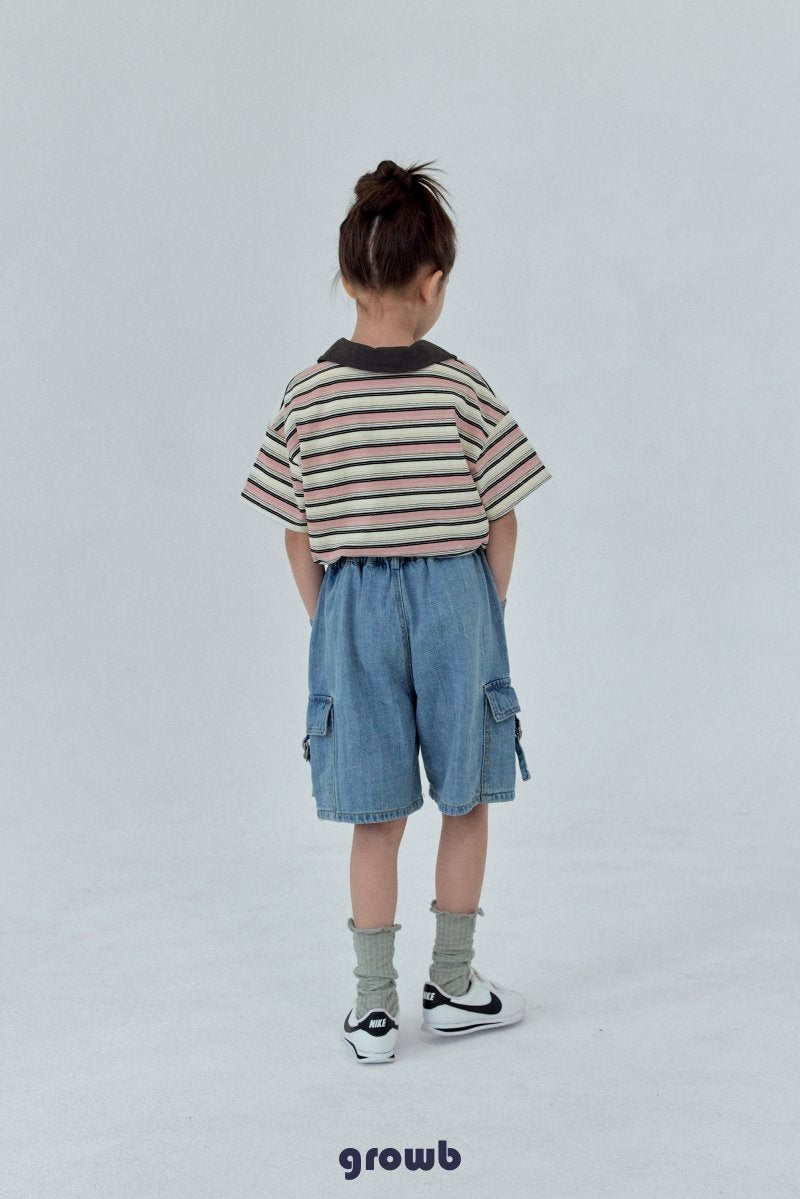 《予約》Track Collar Tee / GROWB