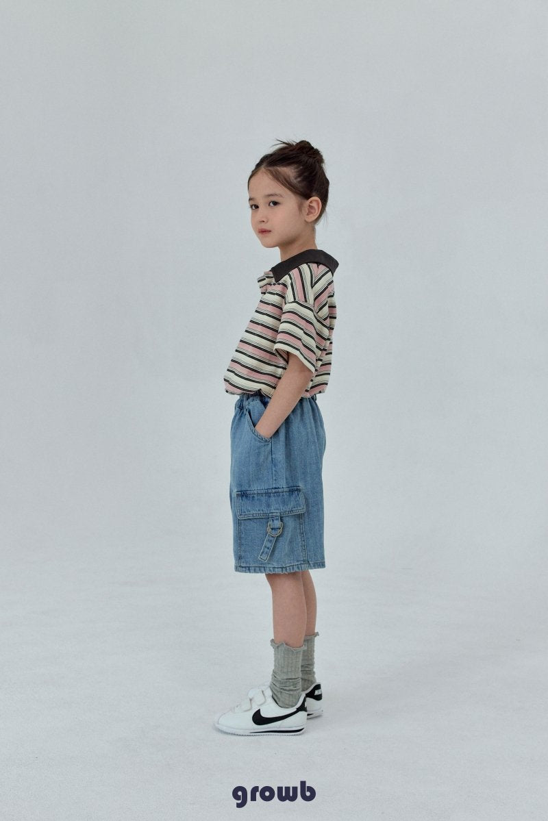 《予約》Track Collar Tee / GROWB