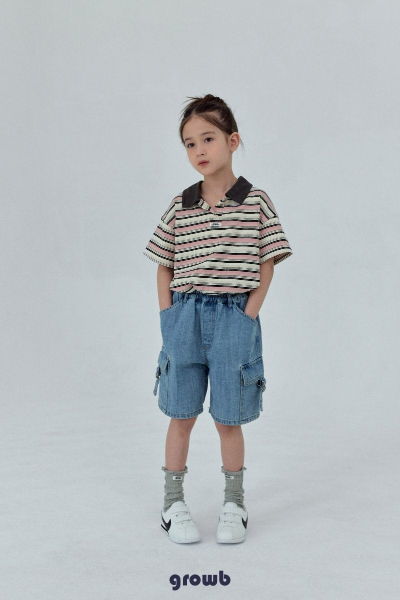 《予約》Track Collar Tee / GROWB