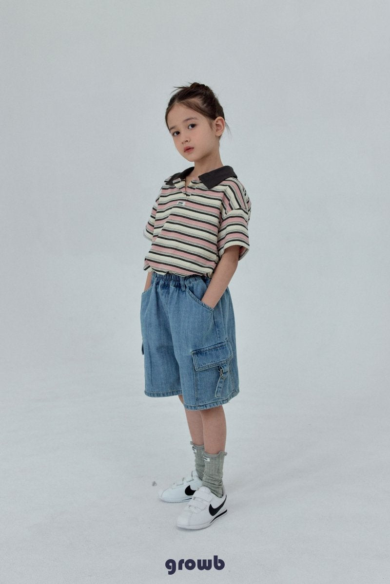 《予約》Track Collar Tee / GROWB