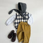 《予約》Argyle Vest / digreen