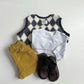 《予約》Argyle Vest / digreen