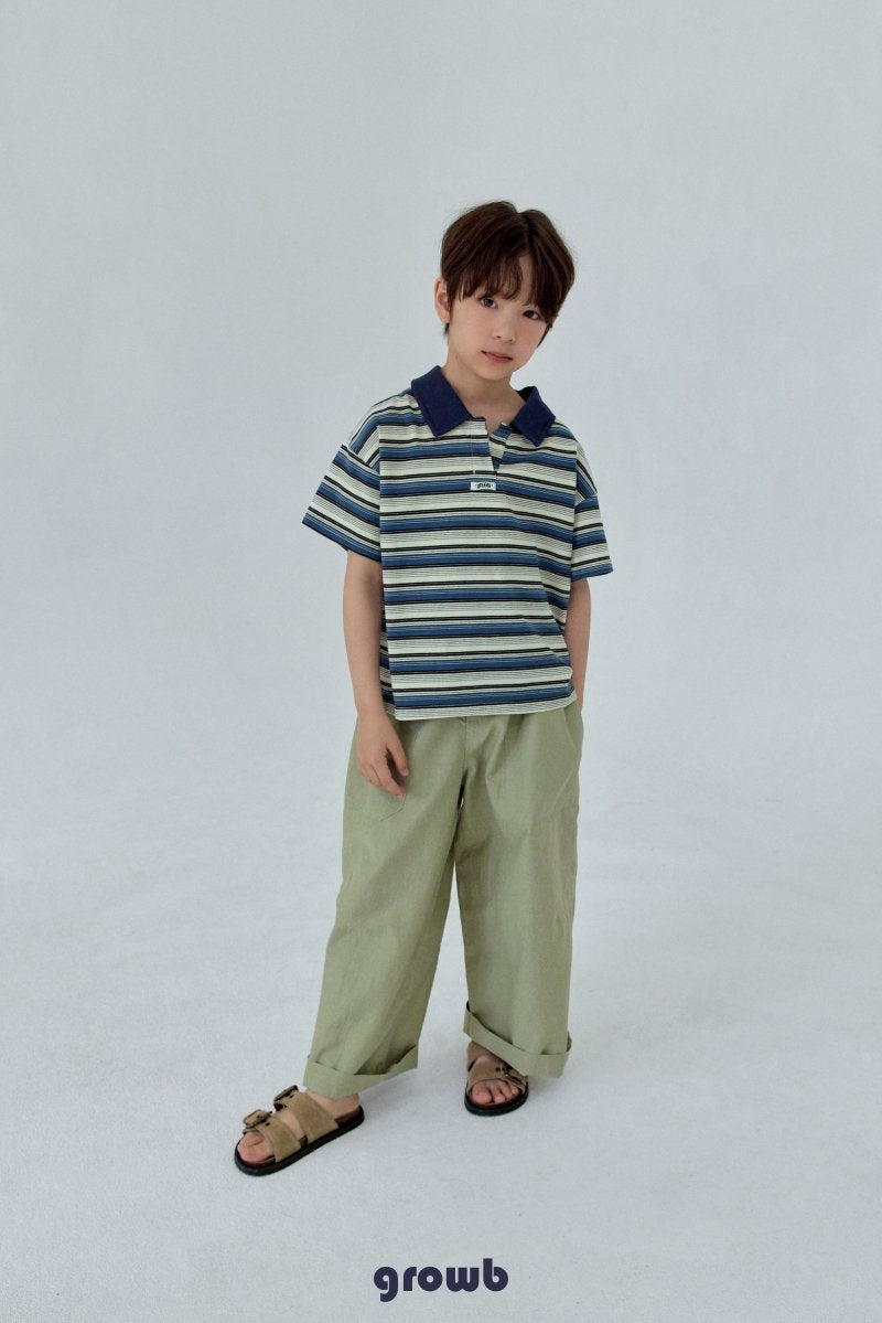 《予約》Track Collar Tee / GROWB