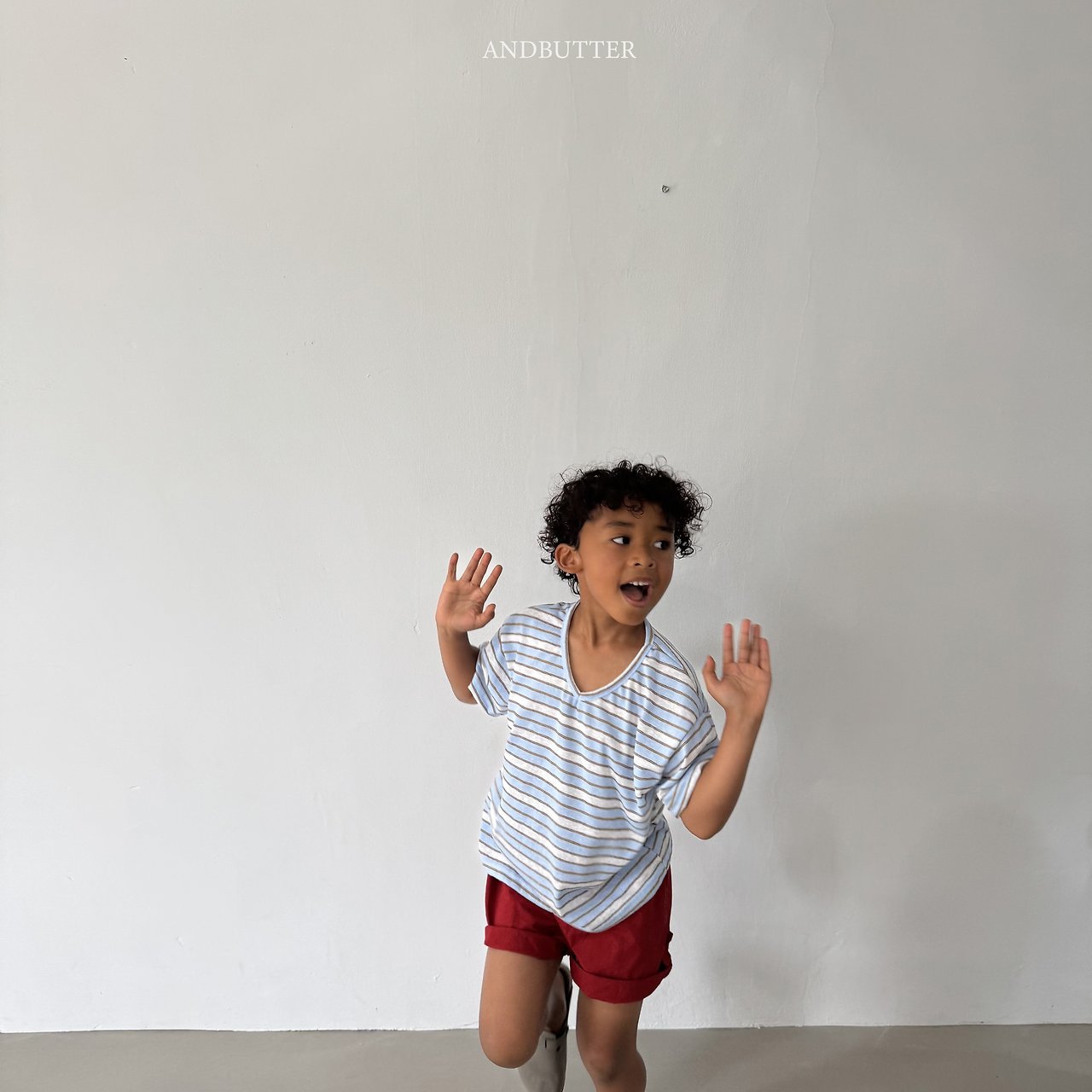 《予約》Summer V-Neck Tee / andbutter