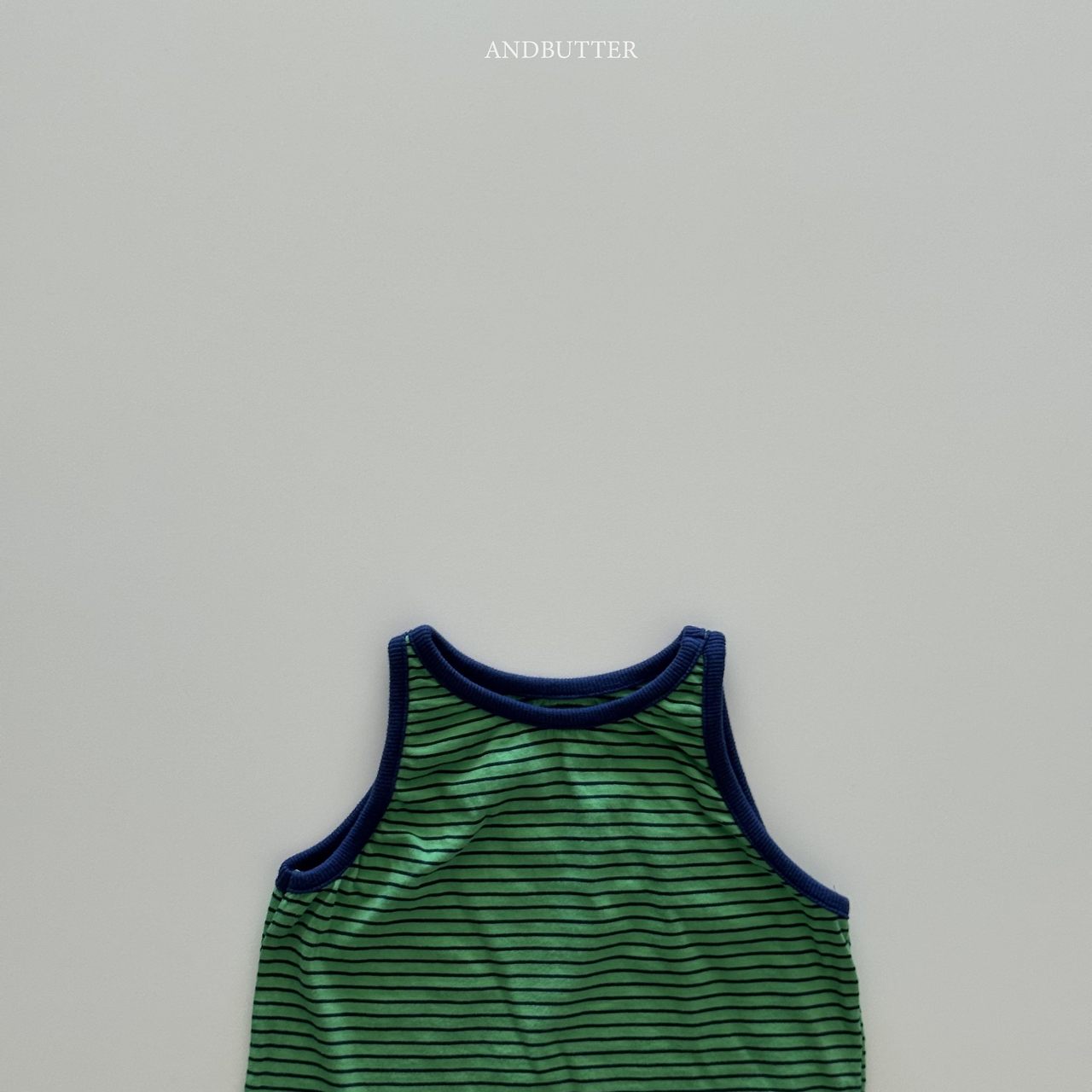 《予約》Vivid Stripe Sleeveless / andbutter