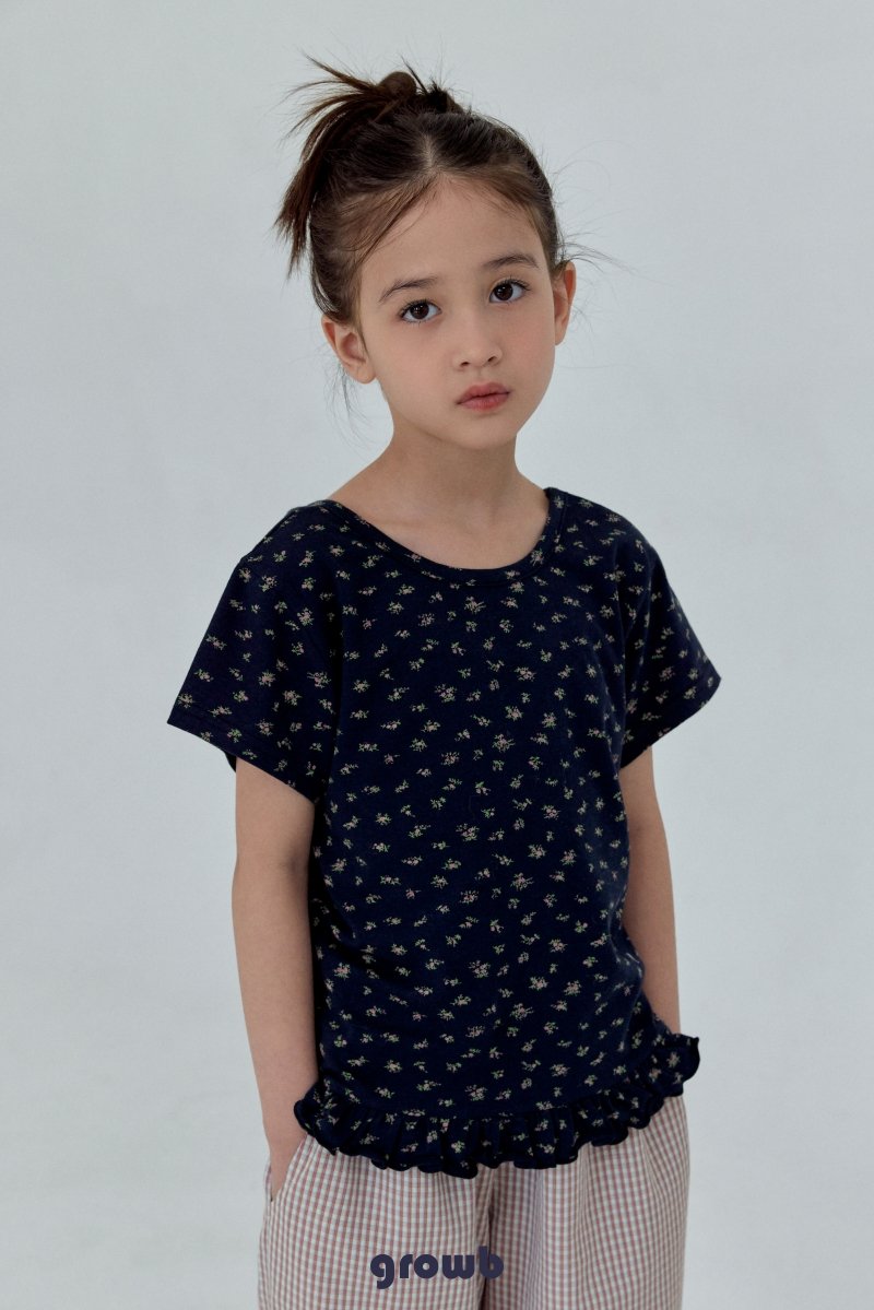 《予約》Floral Tee / GROWB