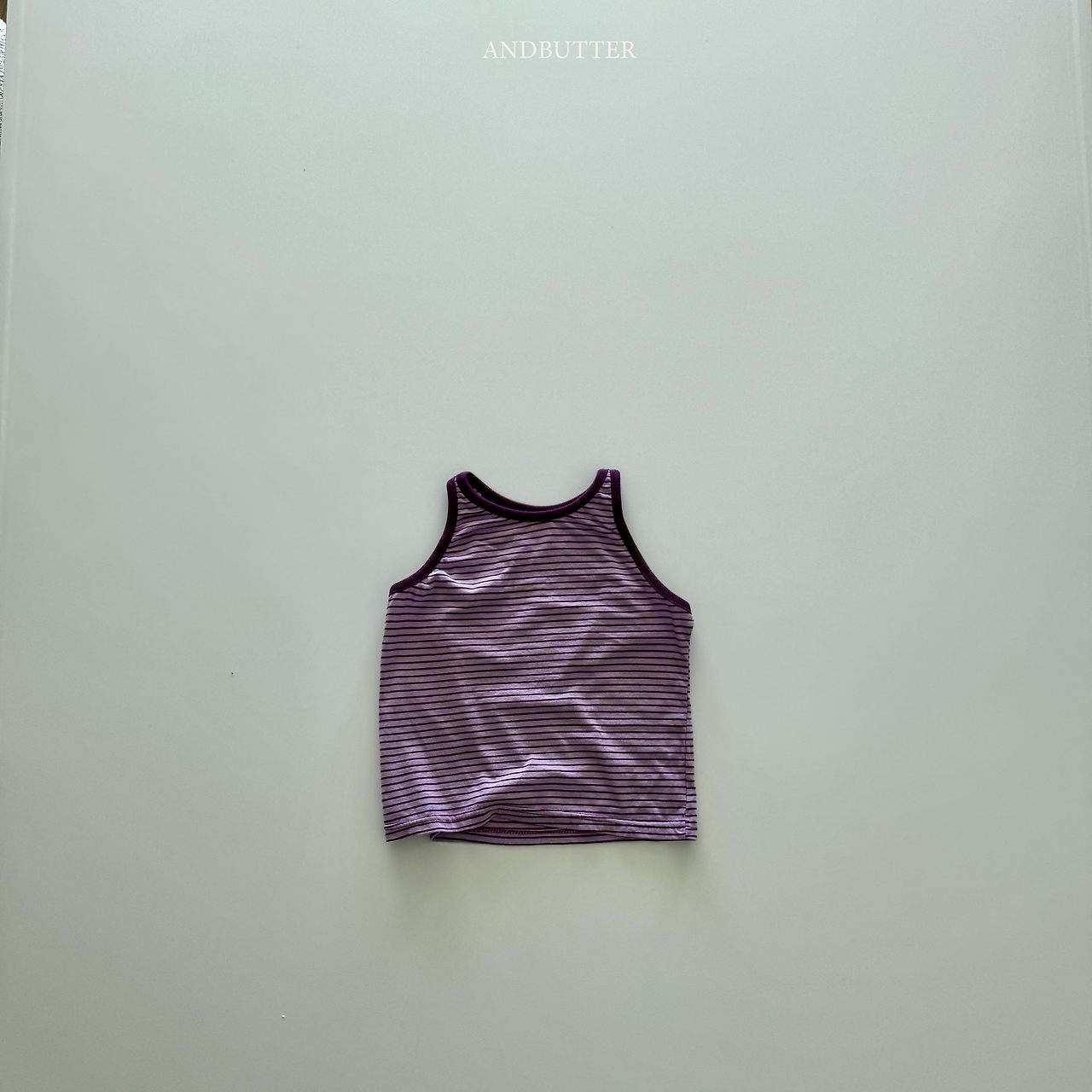 《予約》Vivid Stripe Sleeveless / andbutter