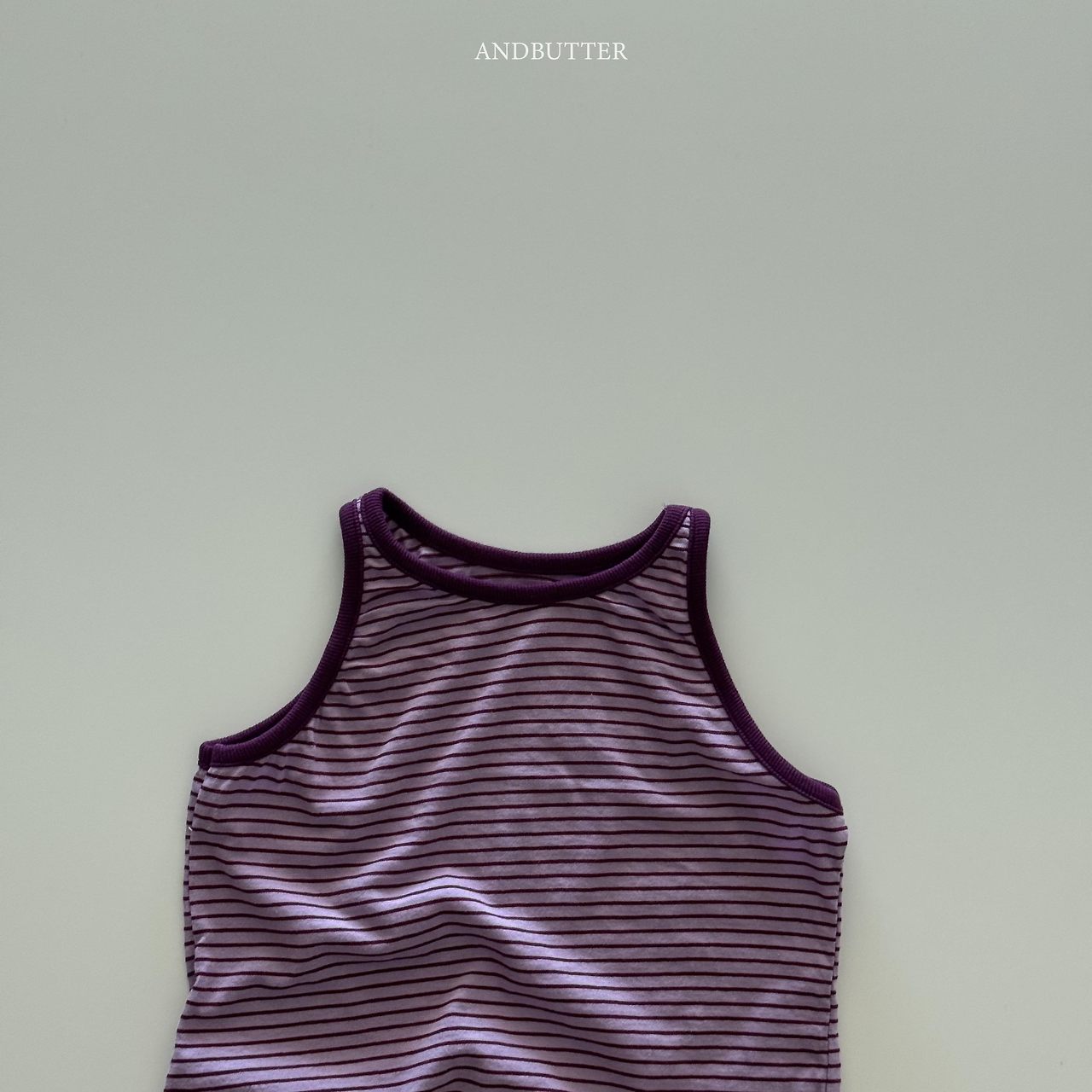 《予約》Vivid Stripe Sleeveless / andbutter