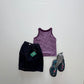 《予約》Vivid Stripe Sleeveless / andbutter