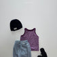 《予約》Vivid Stripe Sleeveless / andbutter