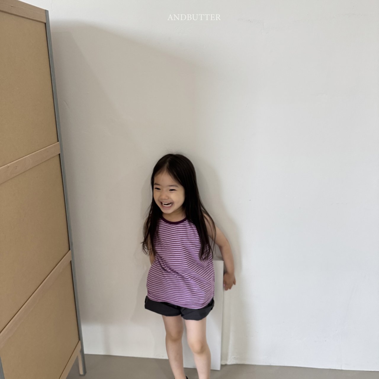 《予約》Vivid Stripe Sleeveless / andbutter