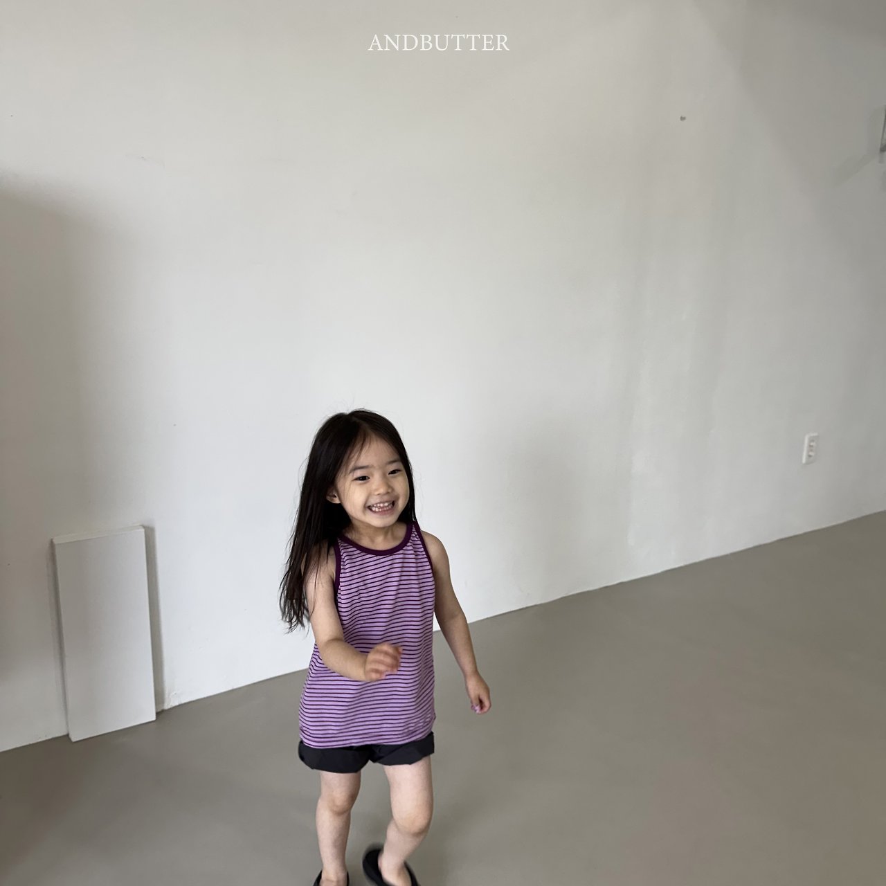 《予約》Vivid Stripe Sleeveless / andbutter