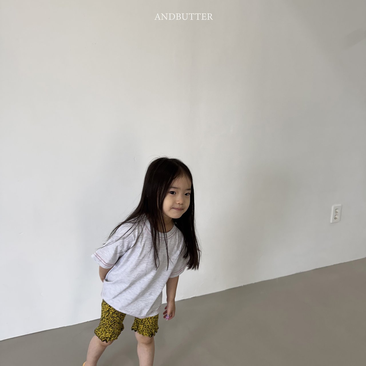 《予約》Mini Leopard Leggings / andbutter