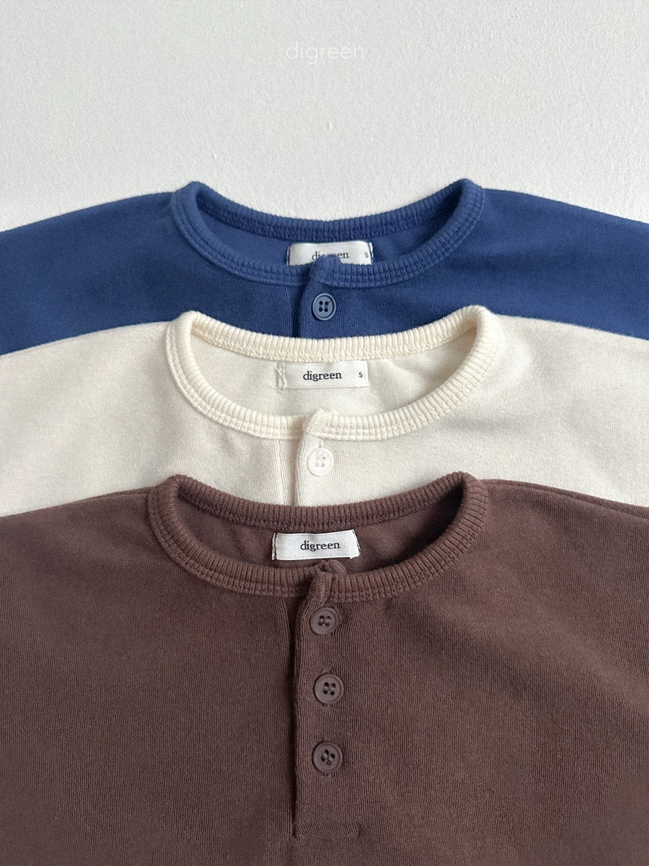 《予約》Button Tee / digreen