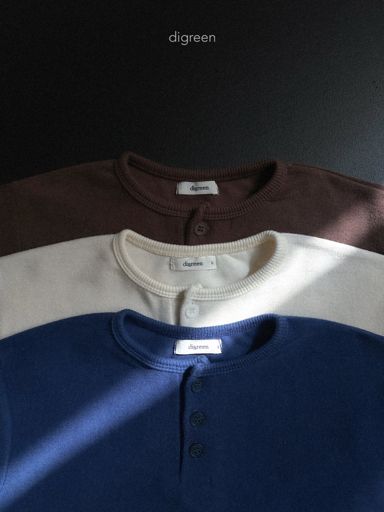 《予約》Button Tee / digreen