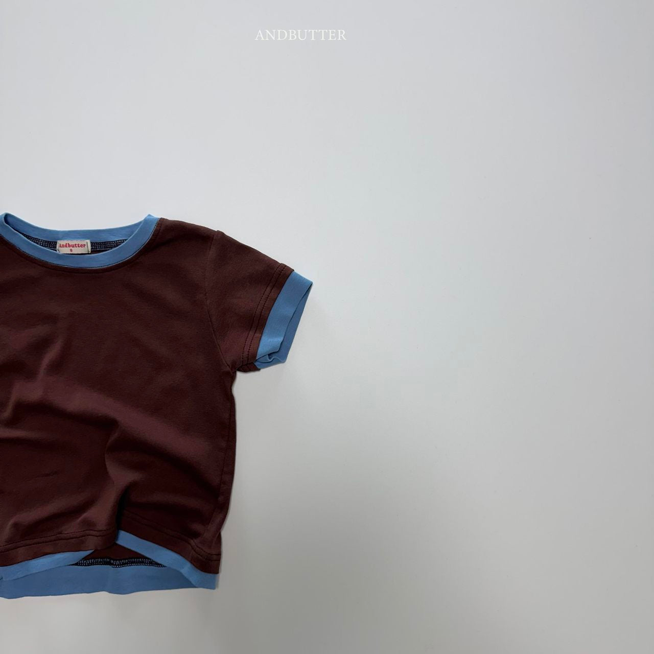 《予約》Color Match T-Shirt / andbutter