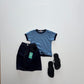 《予約》Color Match T-Shirt / andbutter