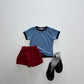 《予約》Color Match T-Shirt / andbutter