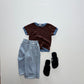 《予約》Color Match T-Shirt / andbutter