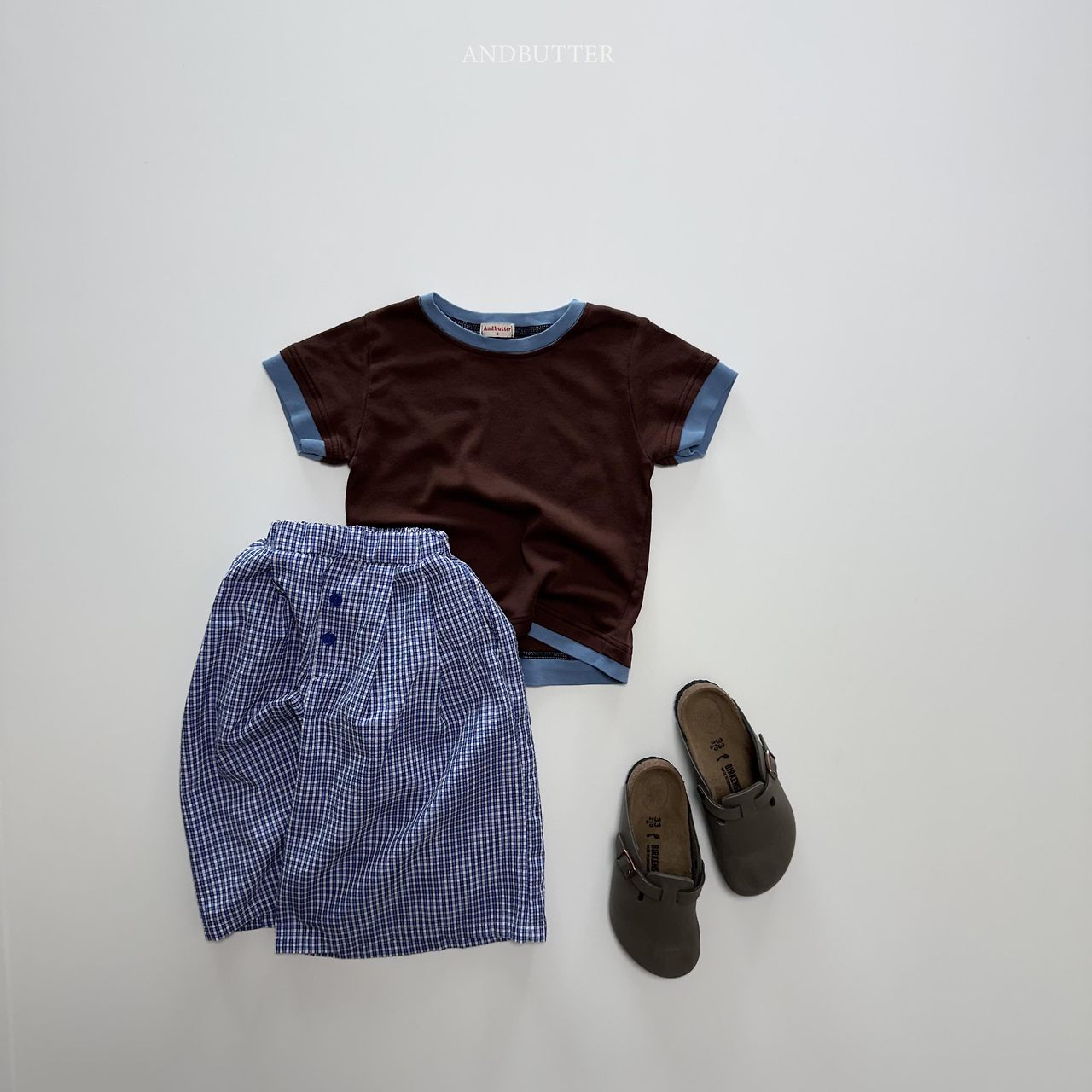 《予約》Color Match T-Shirt / andbutter