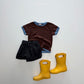 《予約》Color Match T-Shirt / andbutter