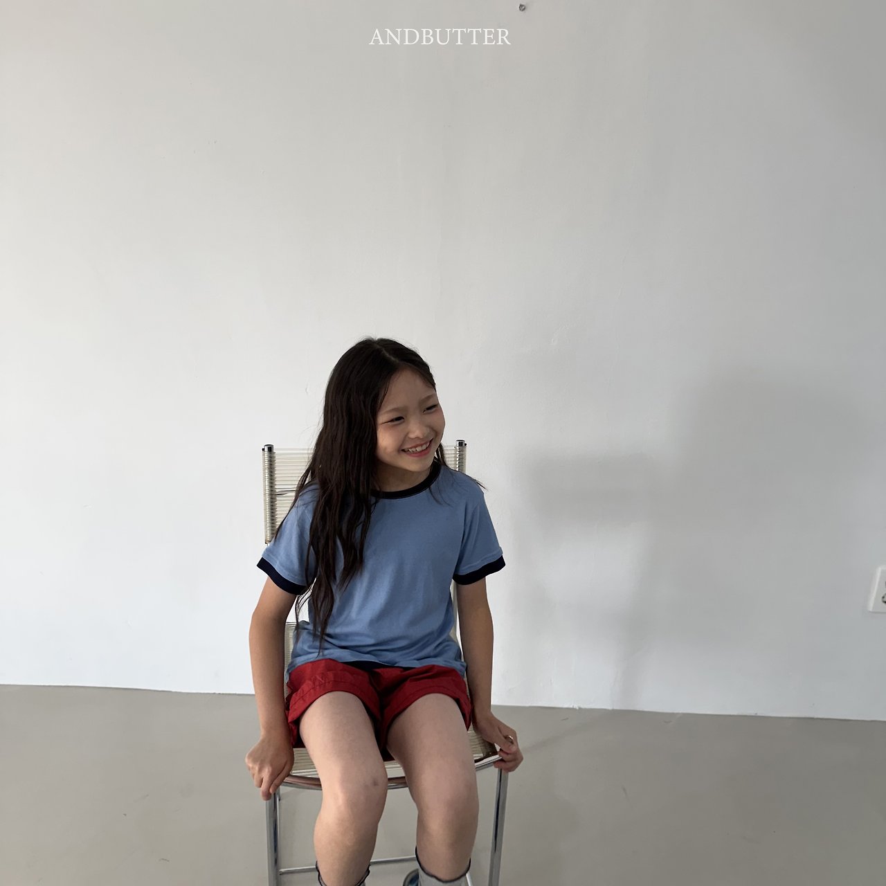 《予約》Color Match T-Shirt / andbutter