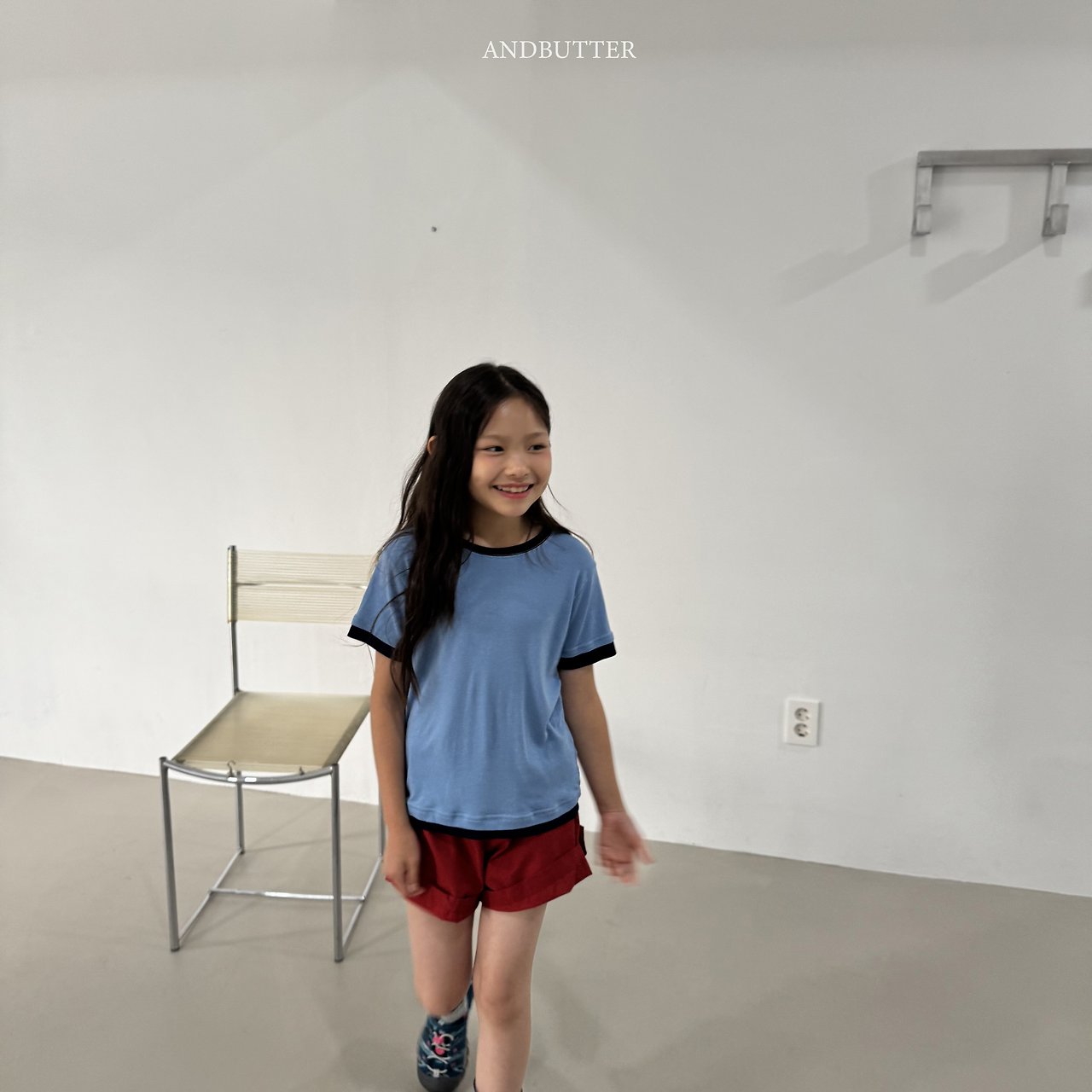 《予約》Color Match T-Shirt / andbutter