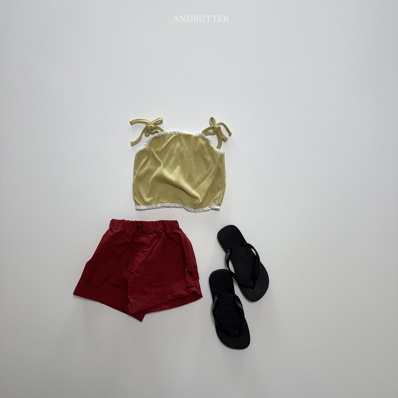 《予約》Roll-Up Pants / andbutter