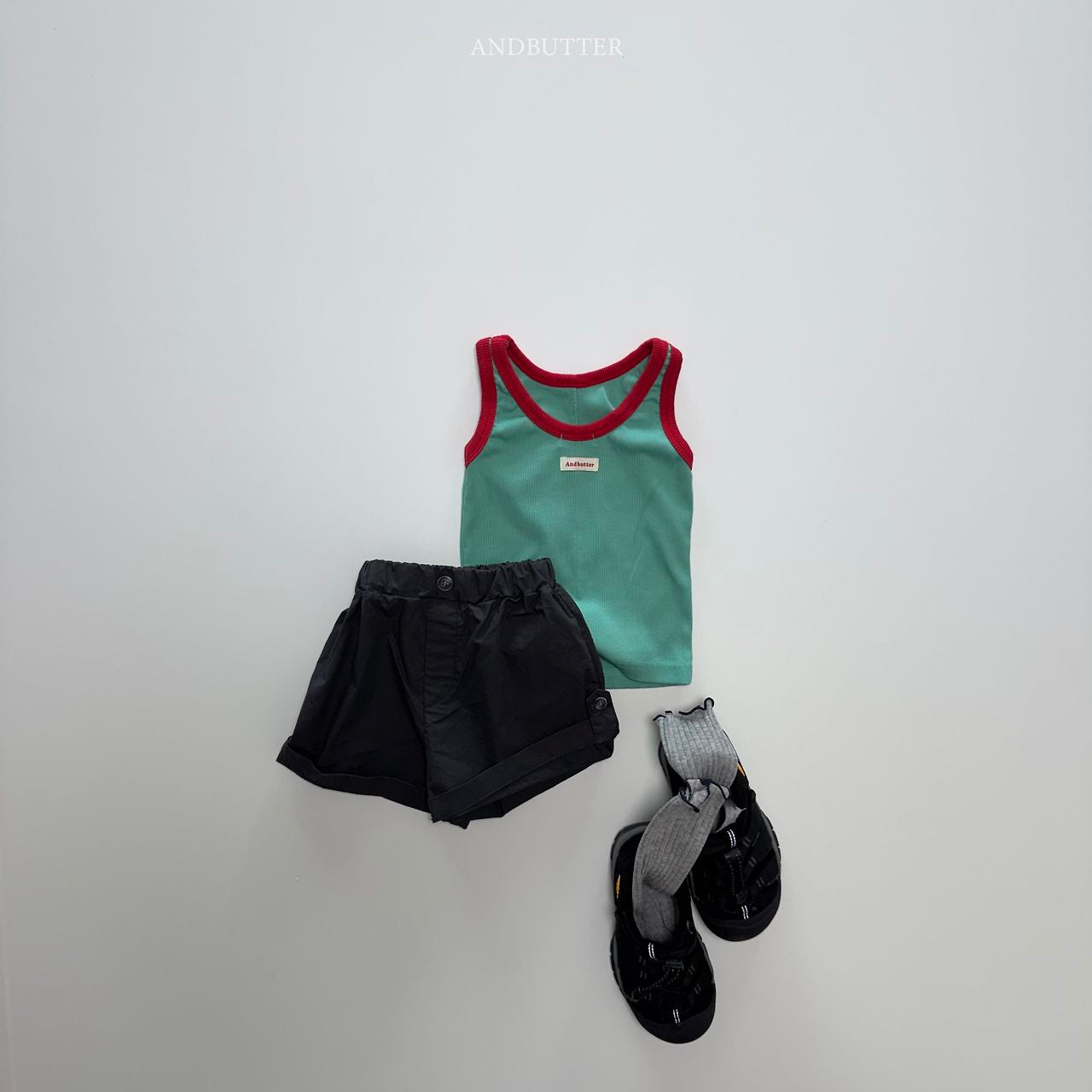 《予約》Roll-Up Pants / andbutter