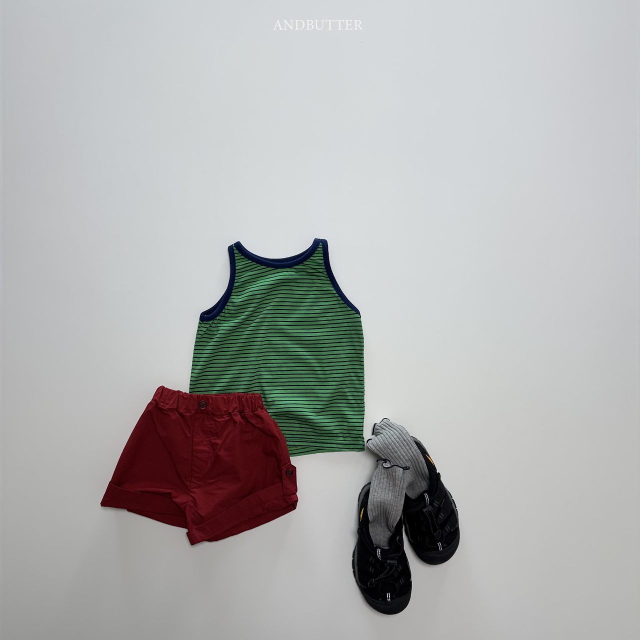 《予約》Roll-Up Pants / andbutter