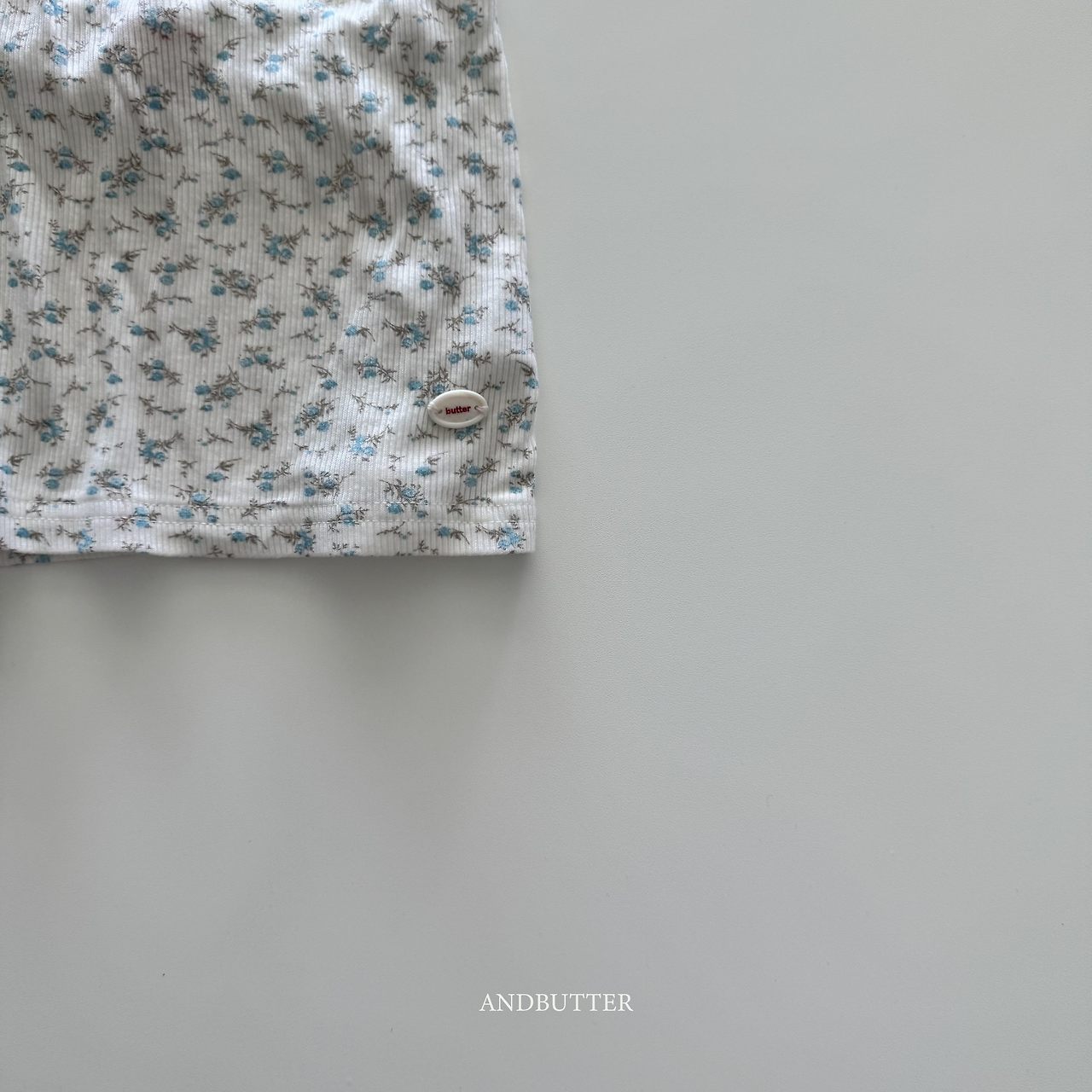 《予約》Tencel Flower Halter Neck / andbutter