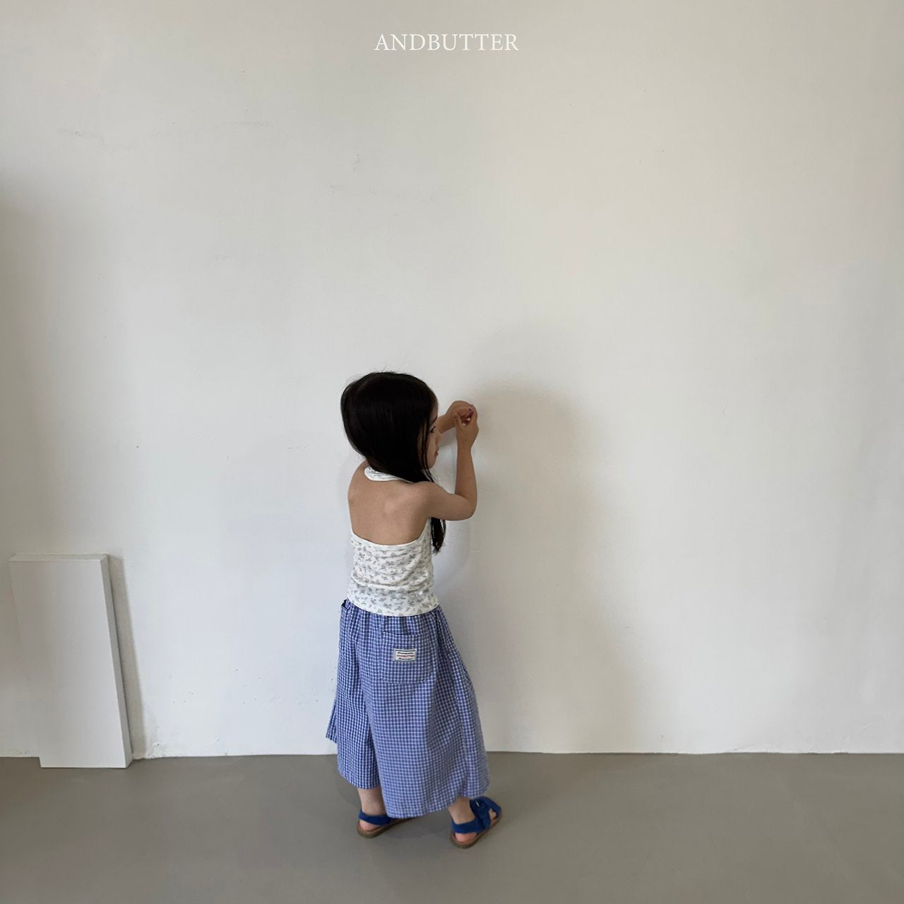 《予約》Tencel Flower Halter Neck / andbutter