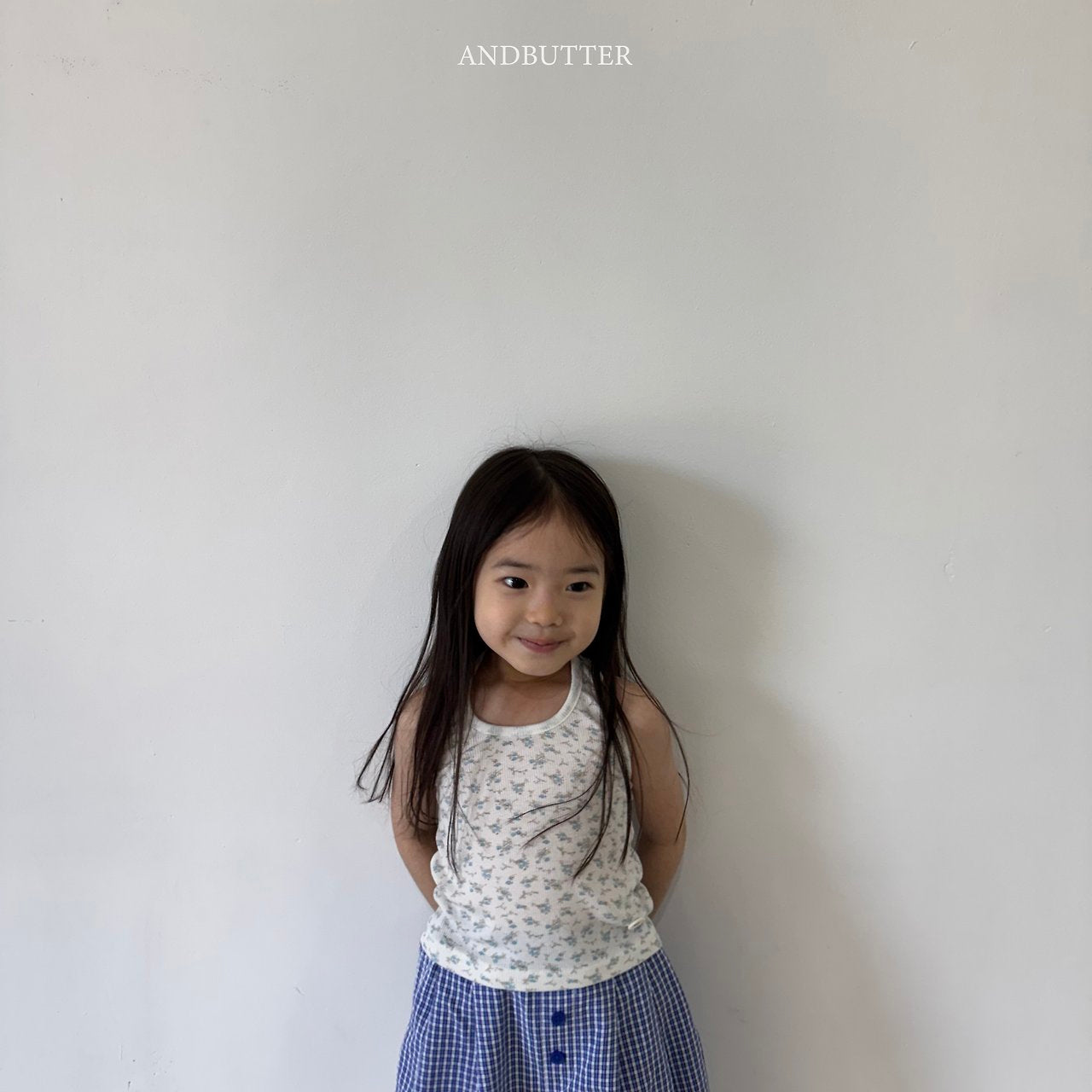 《予約》Tencel Flower Halter Neck / andbutter