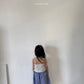 《予約》Tencel Flower Halter Neck / andbutter