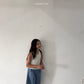 《予約》Tencel Flower Halter Neck / andbutter