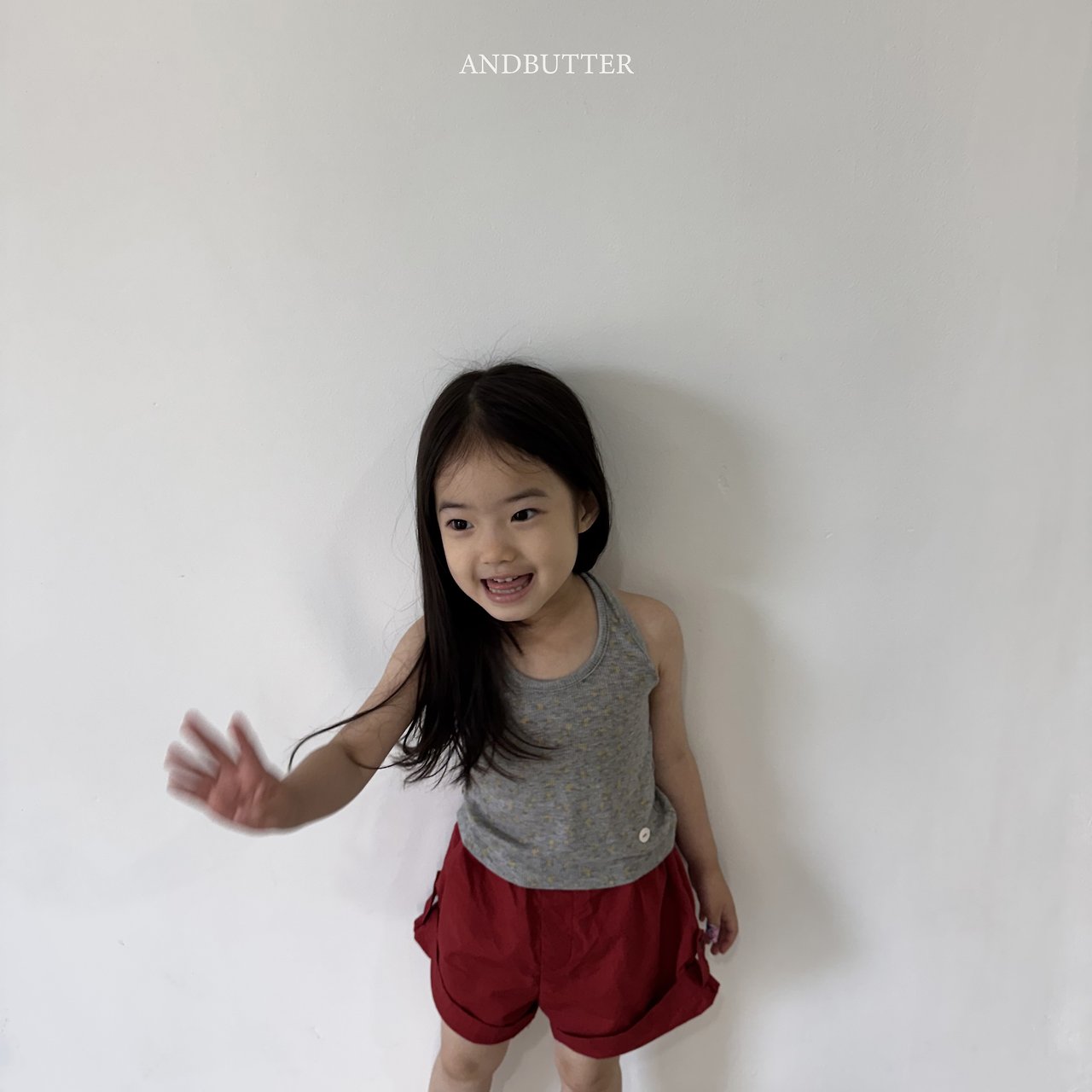 《予約》Tencel Flower Halter Neck / andbutter