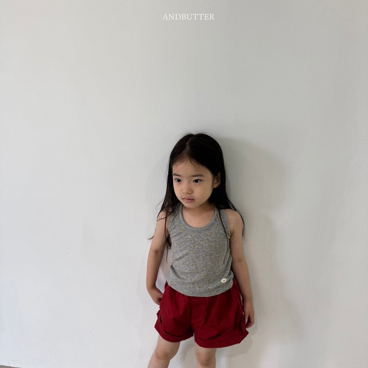 《予約》Tencel Flower Halter Neck / andbutter