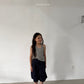 《予約》Tencel Flower Halter Neck / andbutter