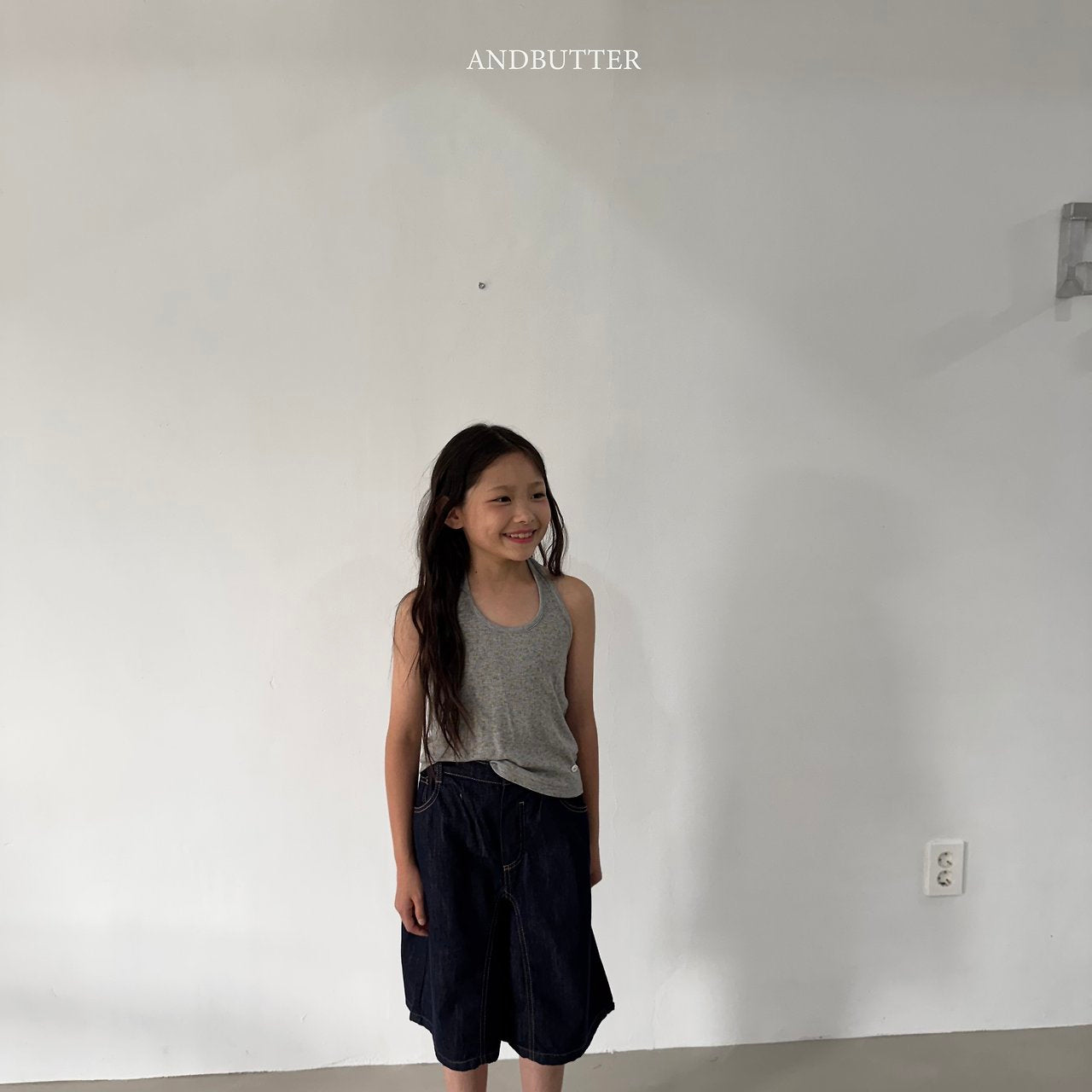 《予約》Tencel Flower Halter Neck / andbutter