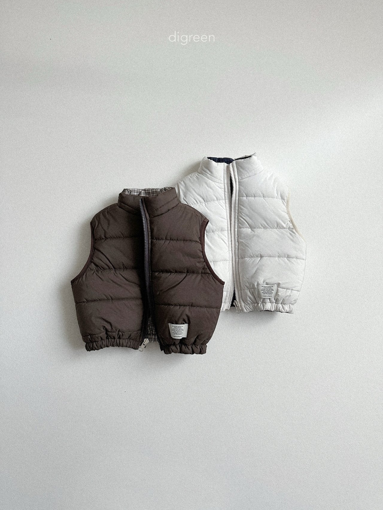 《予約》Reversible Vest / digreen