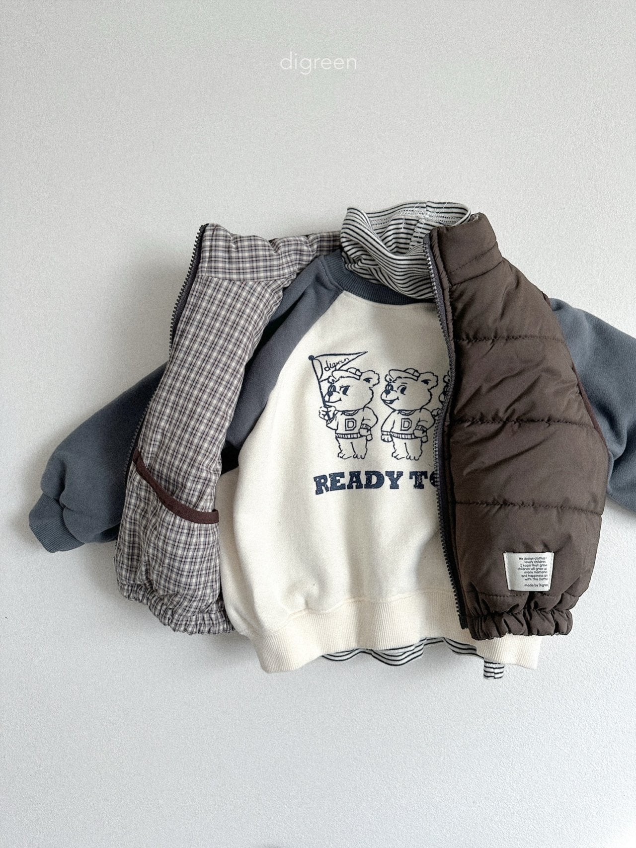 《予約》Reversible Vest / digreen