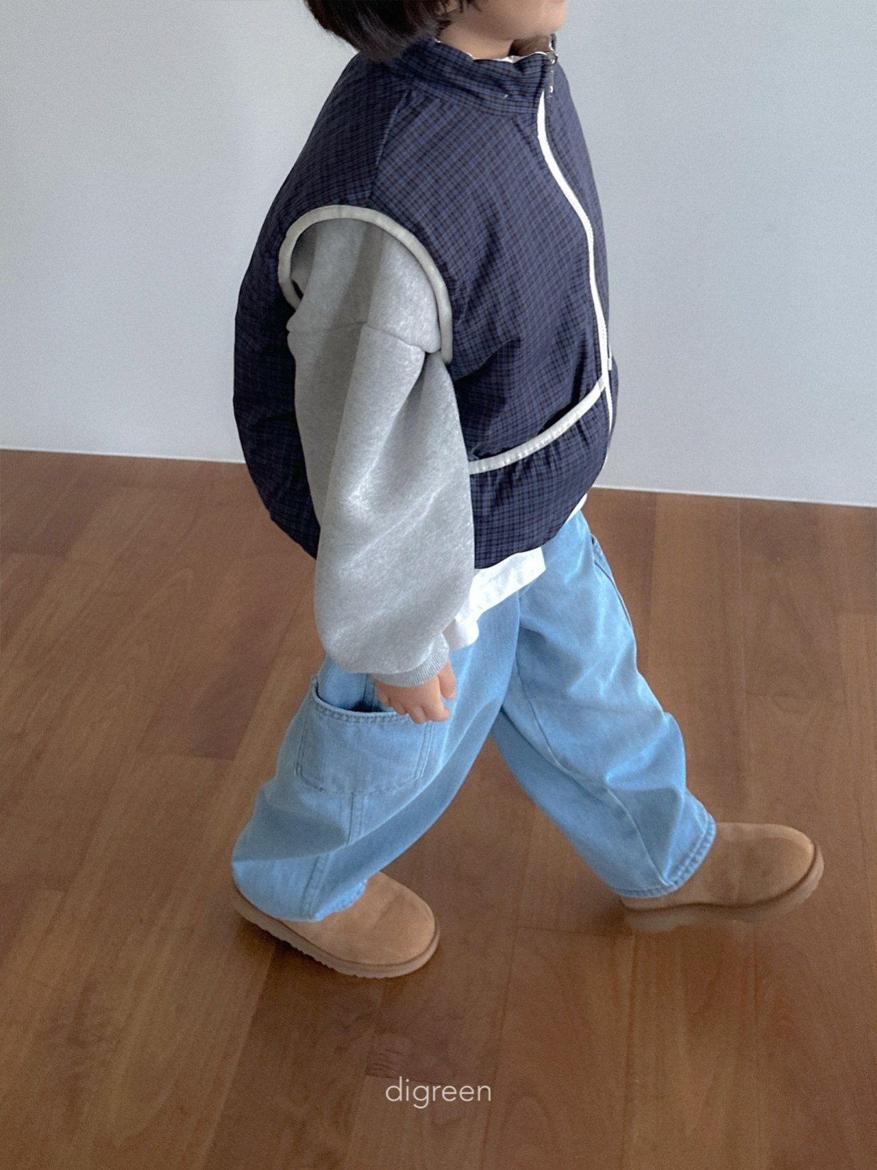 《予約》Reversible Vest / digreen