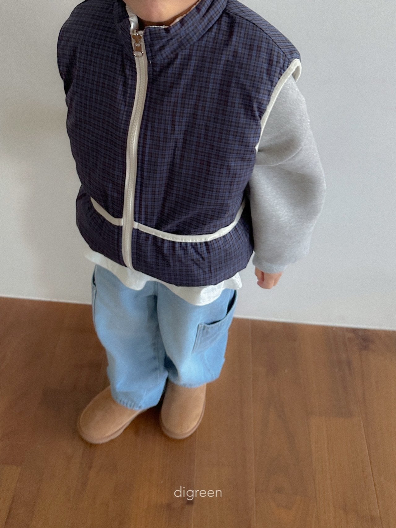 《予約》Reversible Vest / digreen